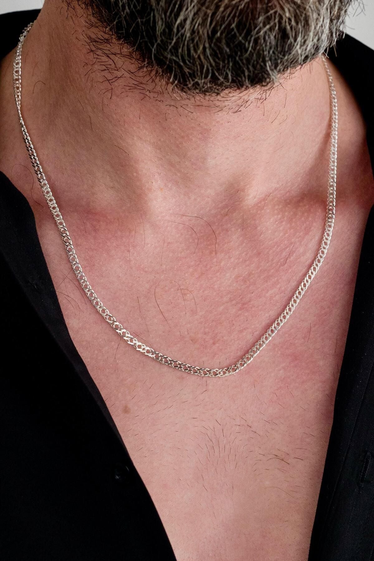 925 Sterling Silver Laser Cut Bird Eye Chain