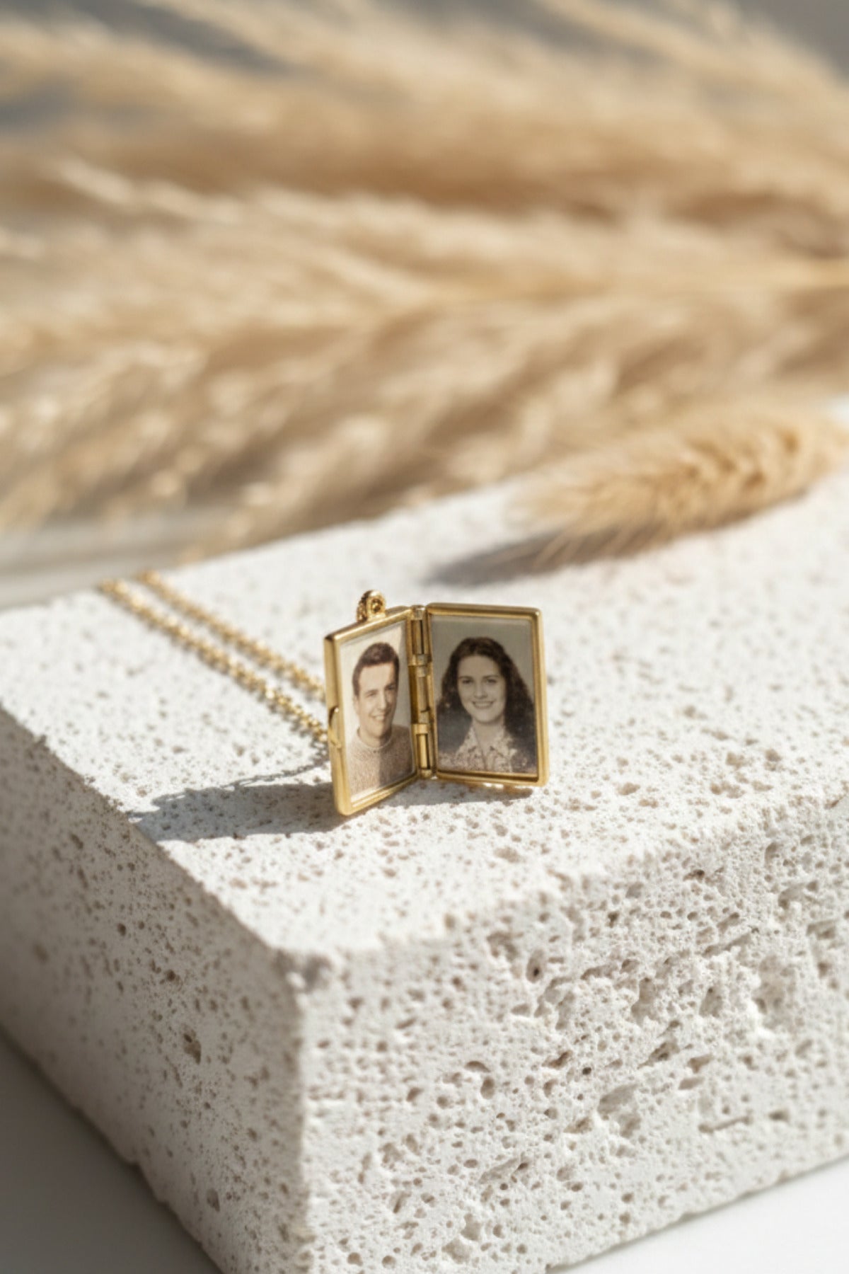 14 K Gold Kaplama 925 Ayar Gümüş Kalpli Hediyelik Kolye