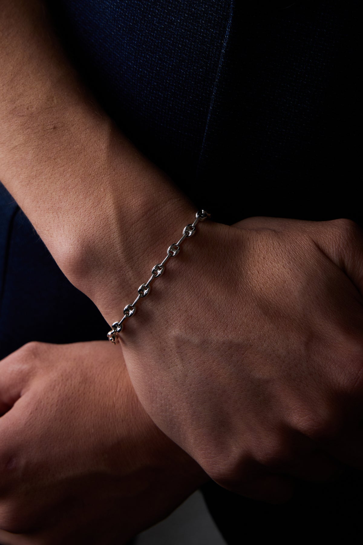 925 Sterling Silver Old Money Italian Mariner Bracelet