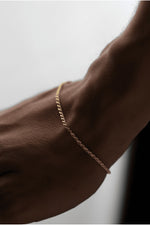 14K Gold Plated 925 Sterling Silver Old Money Rope Bracelet