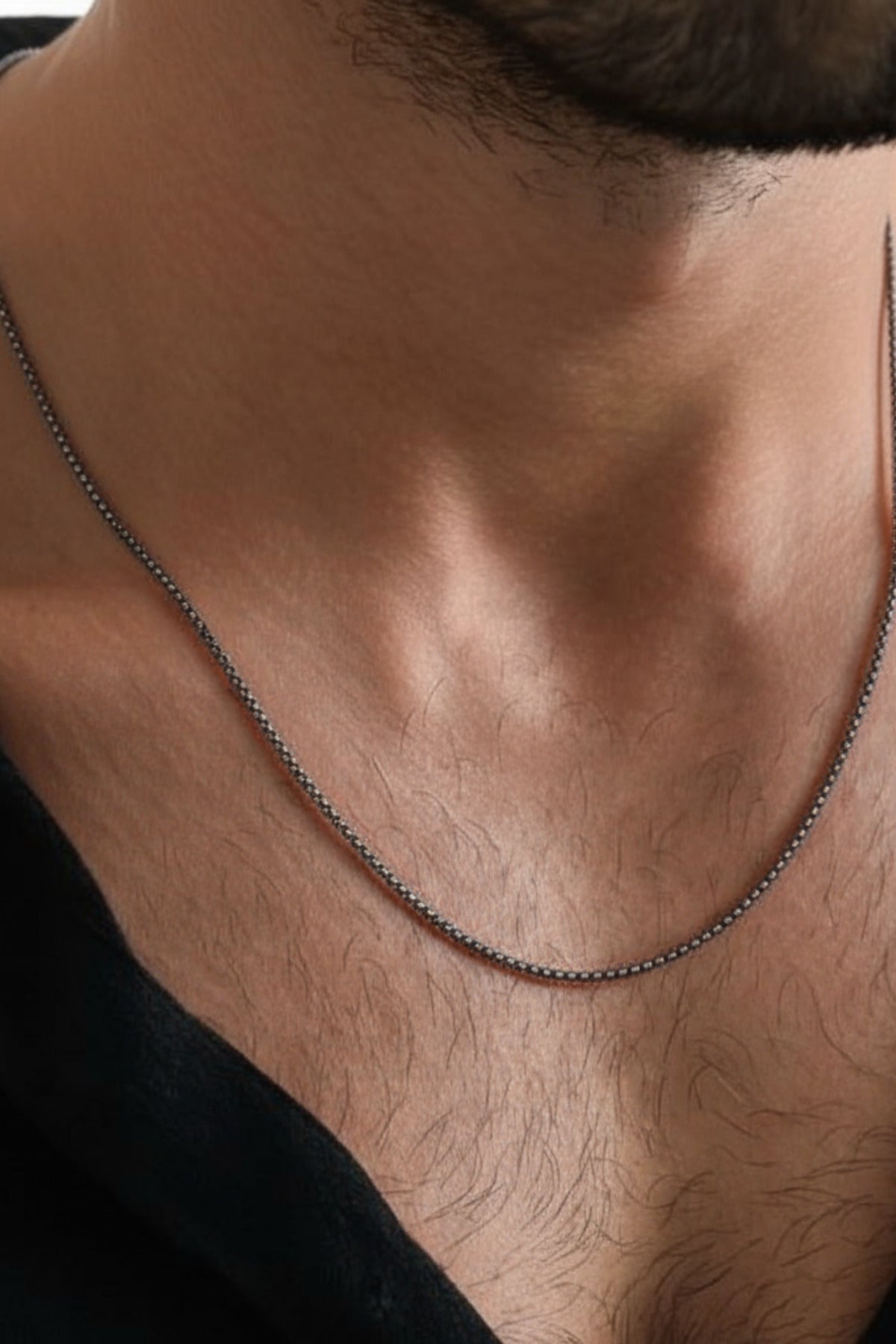 925 Sterling Silver Old Money Italian Dodge Necklace