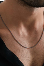 925 Sterling Silver Old Money Italian Dodge Necklace