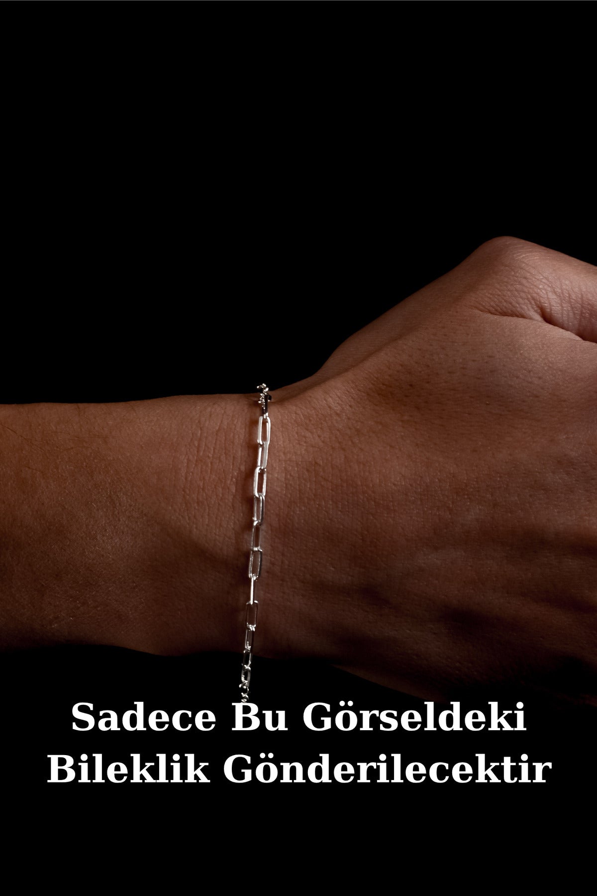 925 Ayar Gümüş Old Money Paperclip Bileklik