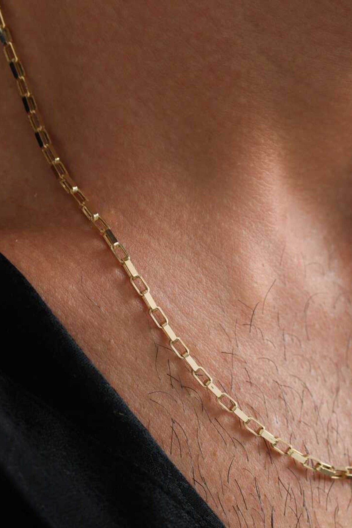 14 K Gold Kaplama 925 Ayar Gümüş Old Money İtalyan Kafes Kolye