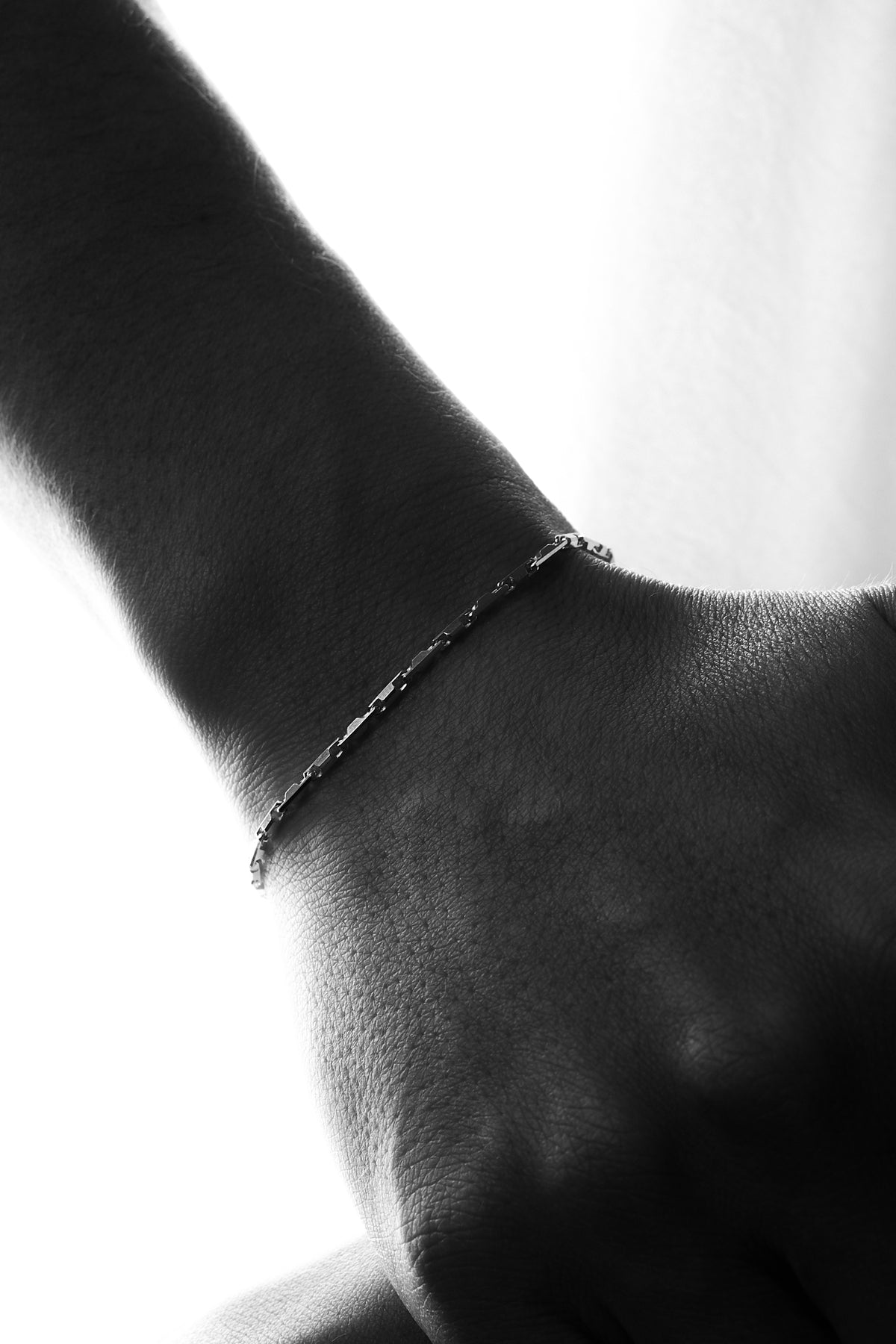 925 Sterling Silver Old Money Italian Octagonal Bracelet
