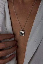 925 Sterling Silver Lion Dodge Necklace