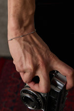 925 Sterling Silver Old Money Oxidized Italian Crushed Bracelet