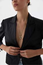 14K Gold Plated 925 Sterling Silver Phoenix Pendant