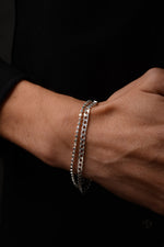 925 Sterling Silver Old Money Italian Cube Bracelet