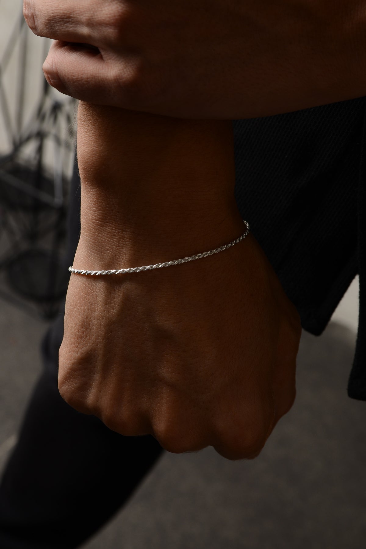 925 Sterling Silver Old Money Burmese Rope Bracelet