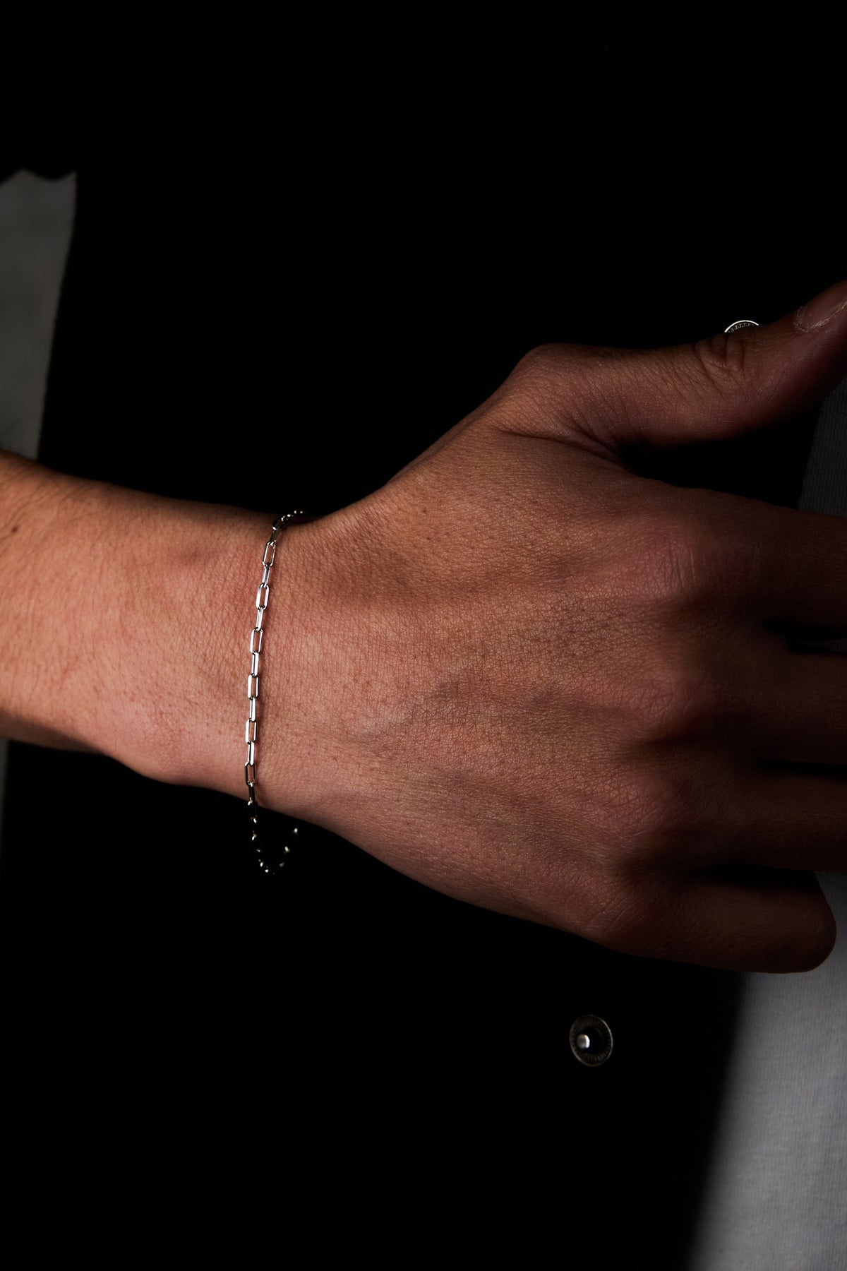 925 Ayar Gümüş Old Money Minimal Ataç Bileklik