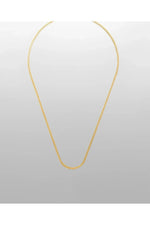 14 K Gold Kaplama 925 Ayar Gümüş 2 Mm Gurmet Kolye