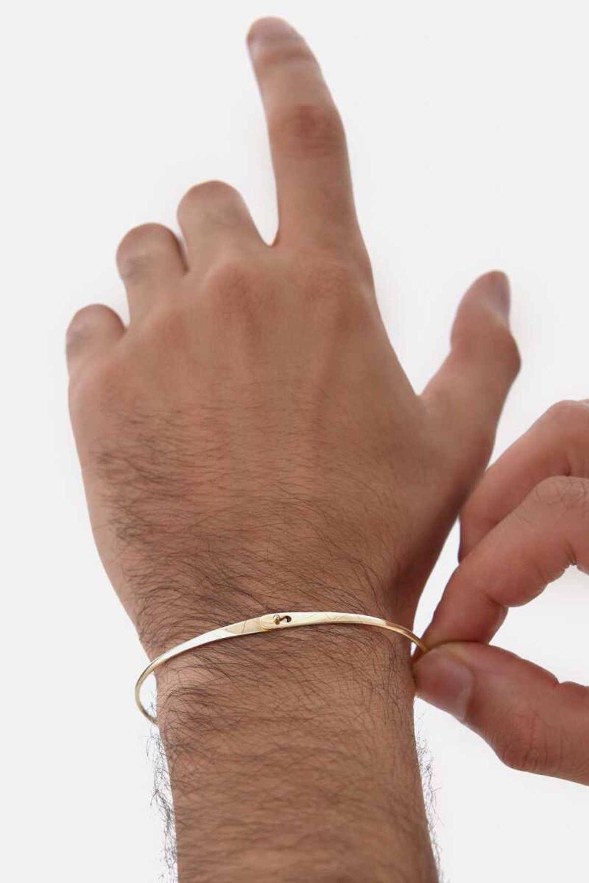 14 K Gold Kaplama 925 Ayar Gümüş Old Money Lades Bilezik