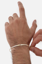 14 K Gold Kaplama 925 Ayar Gümüş Old Money Lades Bilezik