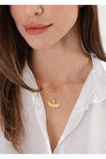 14K Gold Plated 925 Sterling Silver Isis Necklace