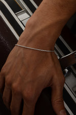 925 Sterling Silver Old Money Burmese Rope Bracelet