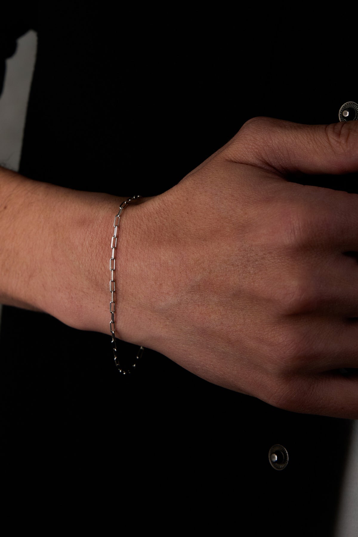 925 Ayar Gümüş Old Money Minimal Ataç Bileklik