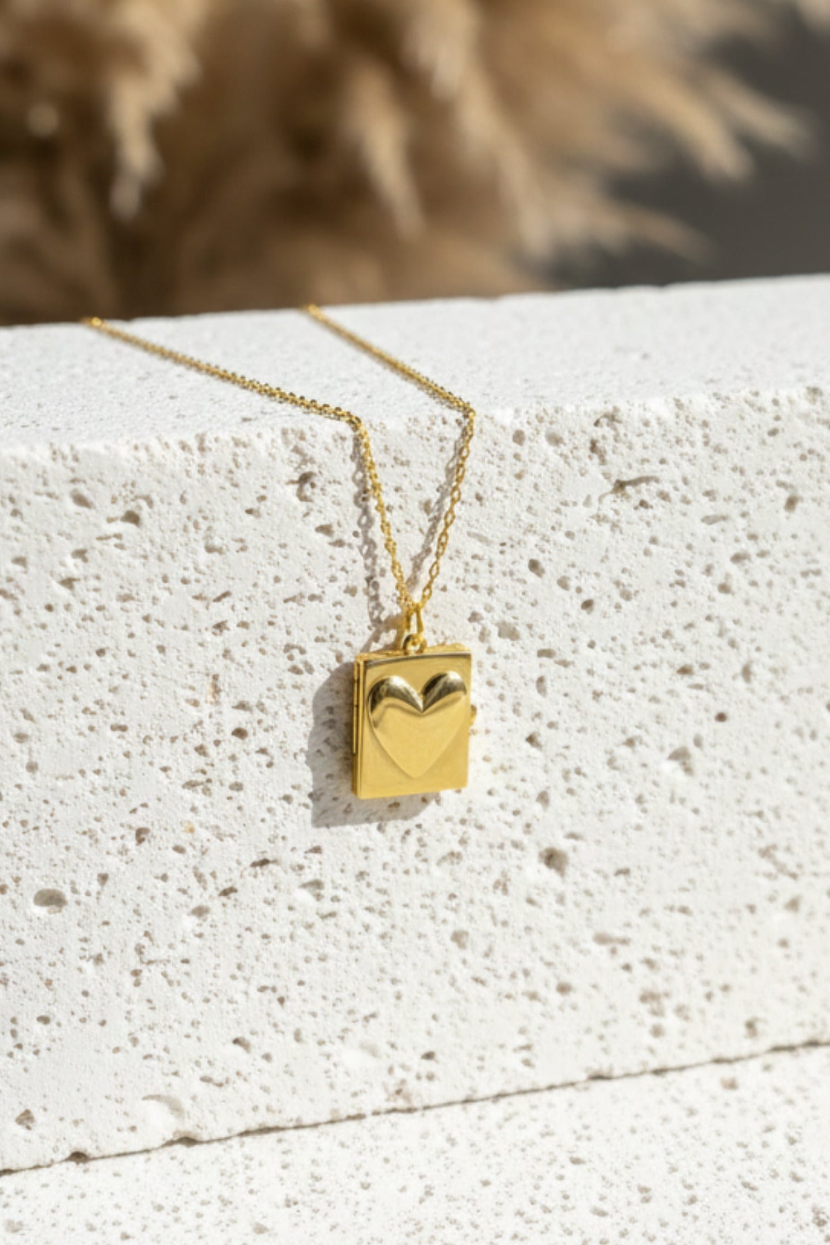 14K Gold Plated 925 Sterling Silver Heart Gift Necklace