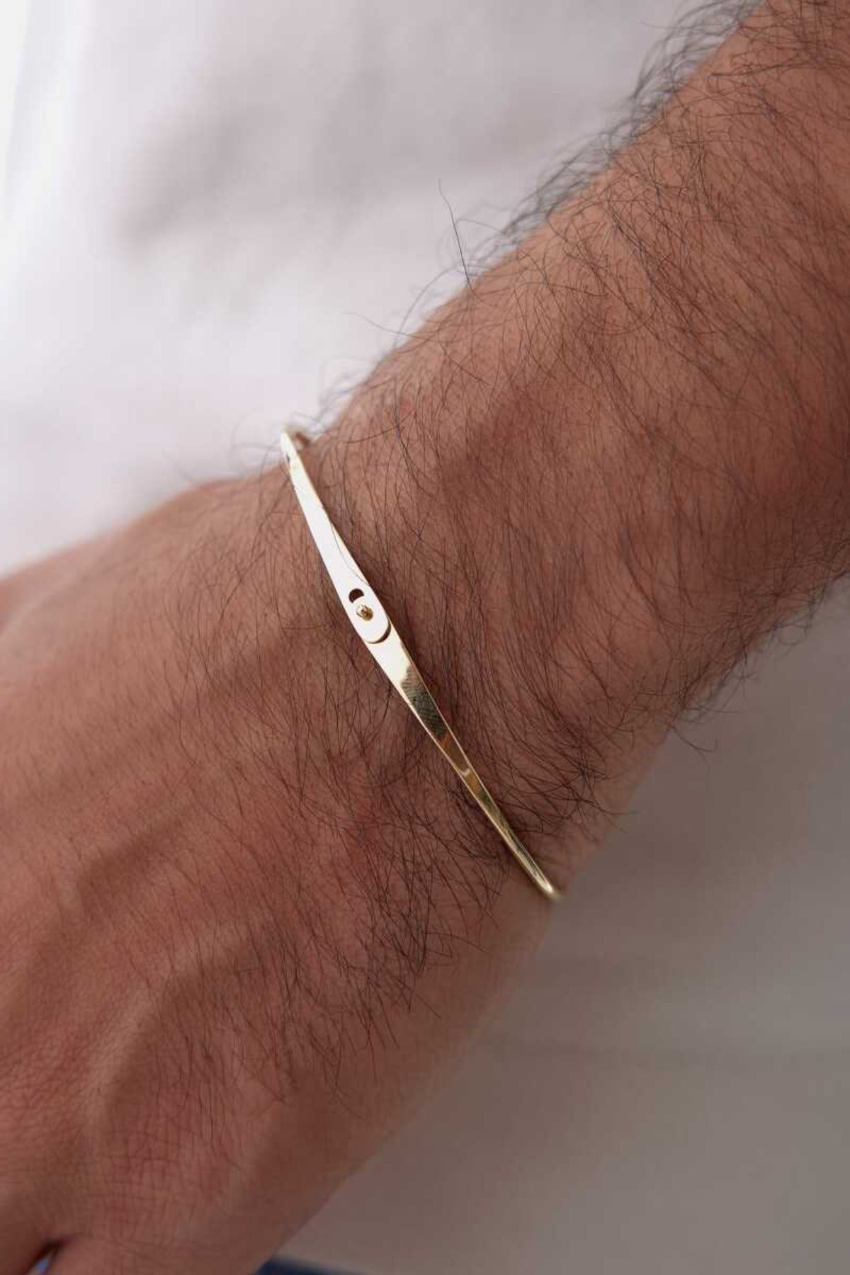 14 K Gold Kaplama 925 Ayar Gümüş Old Money Lades Bilezik
