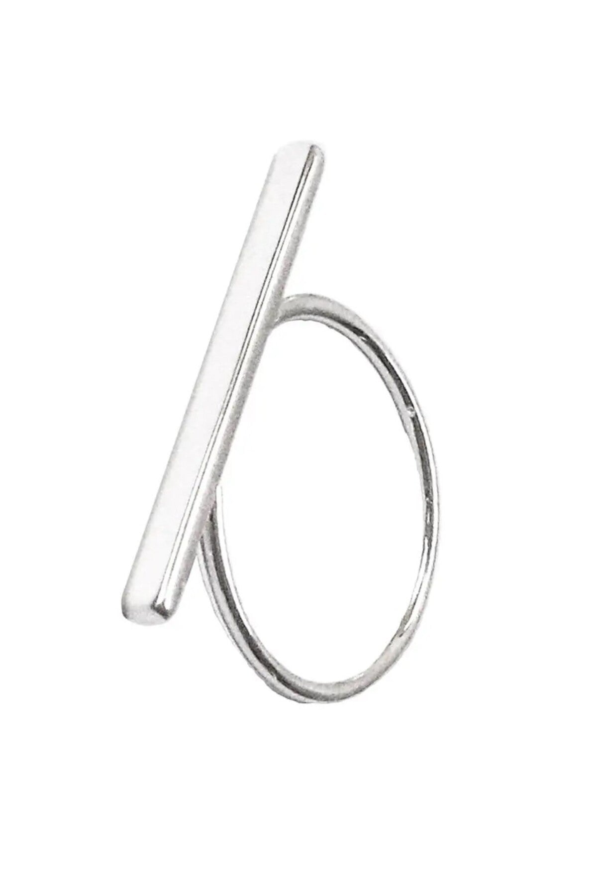 925 Sterling Silver Plain Paris Ring