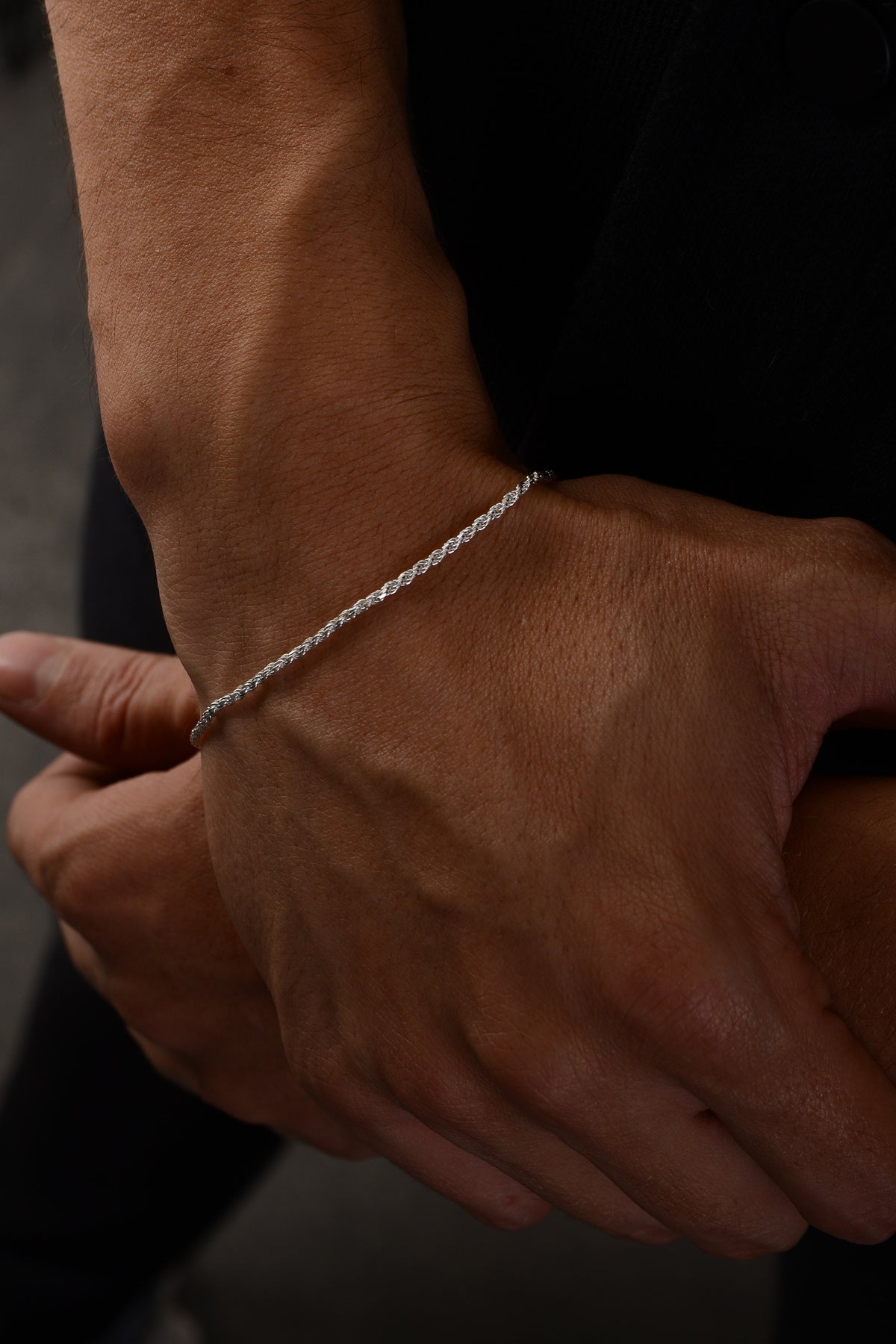 925 Sterling Silver Old Money Burmese Rope Bracelet