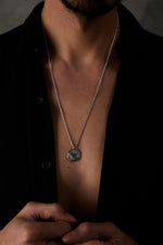 925 Sterling Silver Antique Deer Rope Chain Necklace