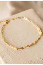 14 K Gold Kaplama 925 Ayar Gümüş İsim Bileklik