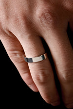 925 Sterling Silver Old Money Adjustable Wedding Band Ring